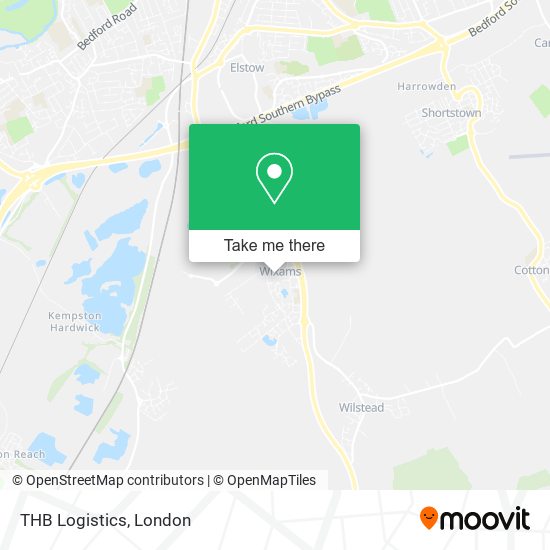 THB Logistics map