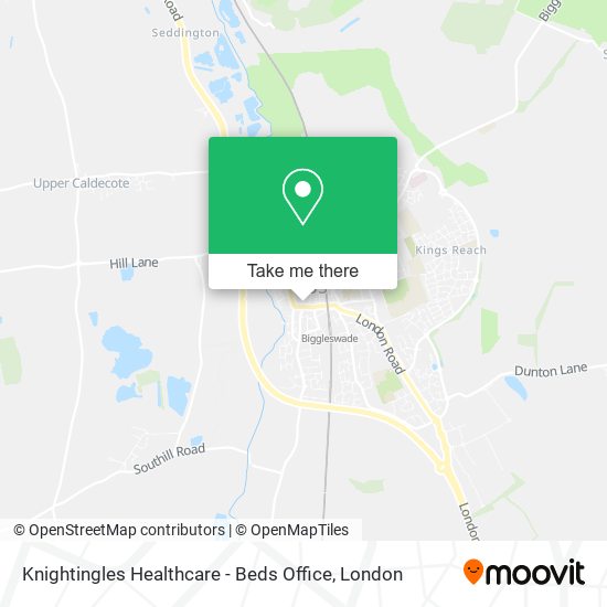 Knightingles Healthcare - Beds Office map