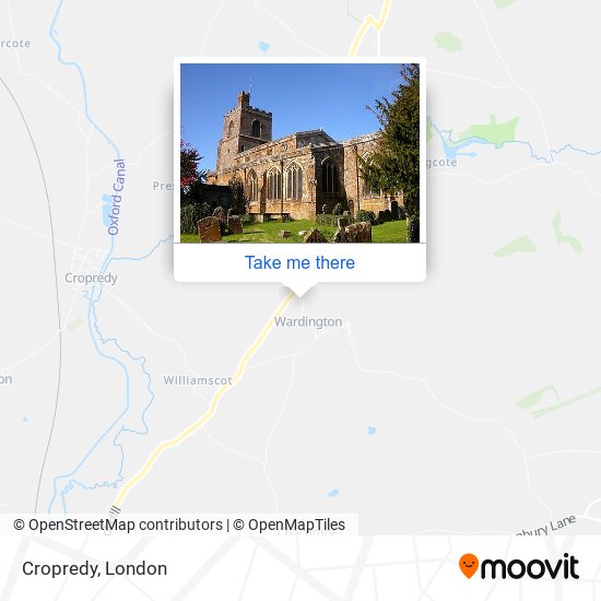 Cropredy map