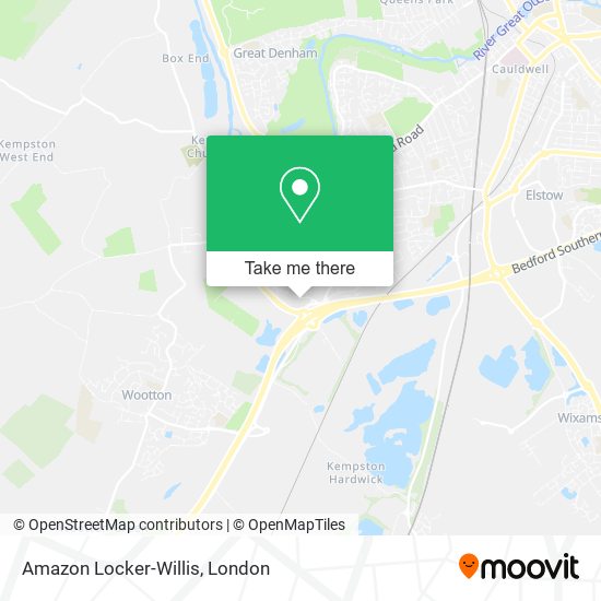 Amazon Locker-Willis map