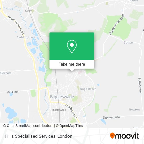 Hills Specialised Services map