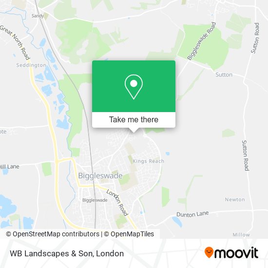 WB Landscapes & Son map