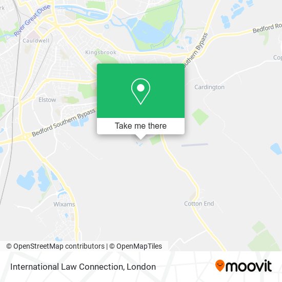 International Law Connection map