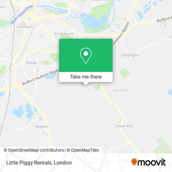 Little Piggy Rentals map