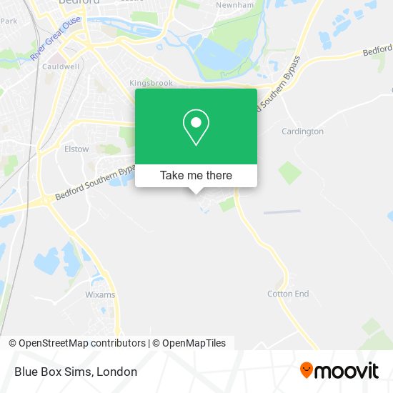 Blue Box Sims map