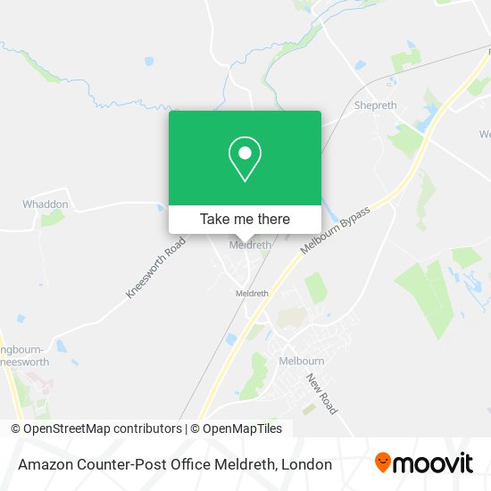 Amazon Counter-Post Office Meldreth map
