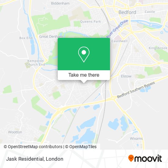 Jask Residential map
