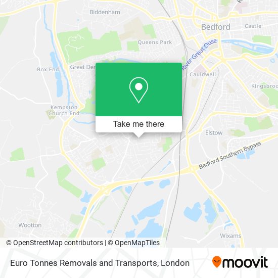 Euro Tonnes Removals and Transports map