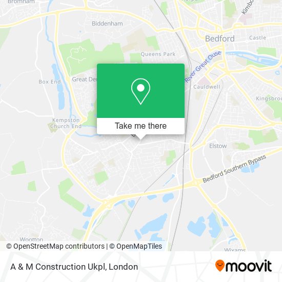 A & M Construction Ukpl map