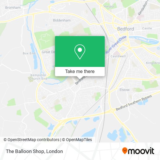 The Balloon Shop map