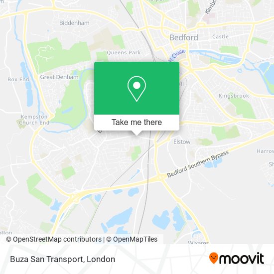 Buza San Transport map