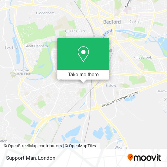 Support Man map