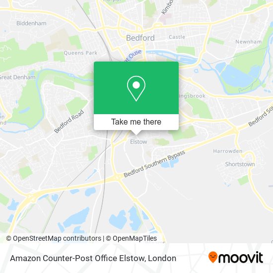 Amazon Counter-Post Office Elstow map