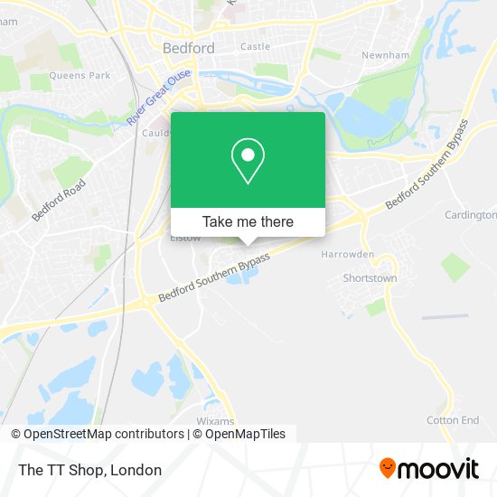 The TT Shop map