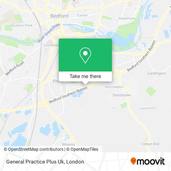 General Practice Plus Uk map