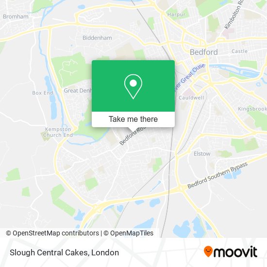 Slough Central Cakes map