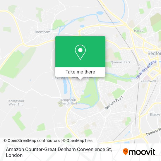 Amazon Counter-Great Denham Convenience St map