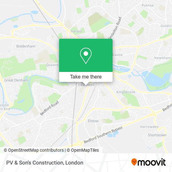 PV & Son's Construction map