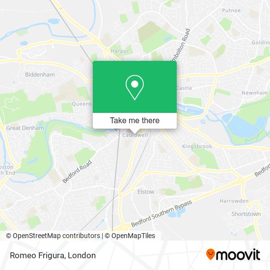 Romeo Frigura map