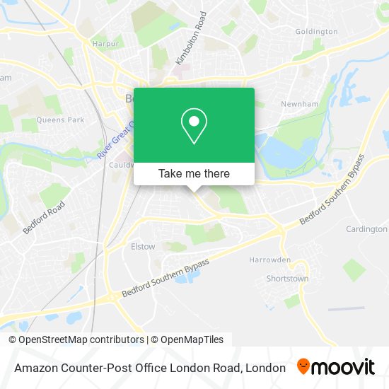 Amazon Counter-Post Office London Road map
