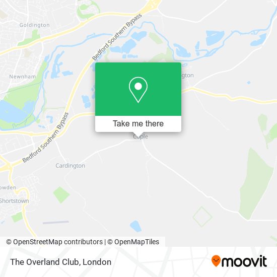 The Overland Club map