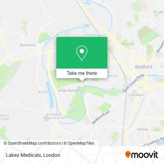 Lakes Medicals map