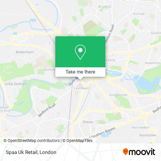 Spaa Uk Retail map