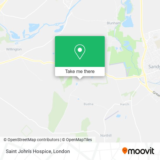 Saint John's Hospice map