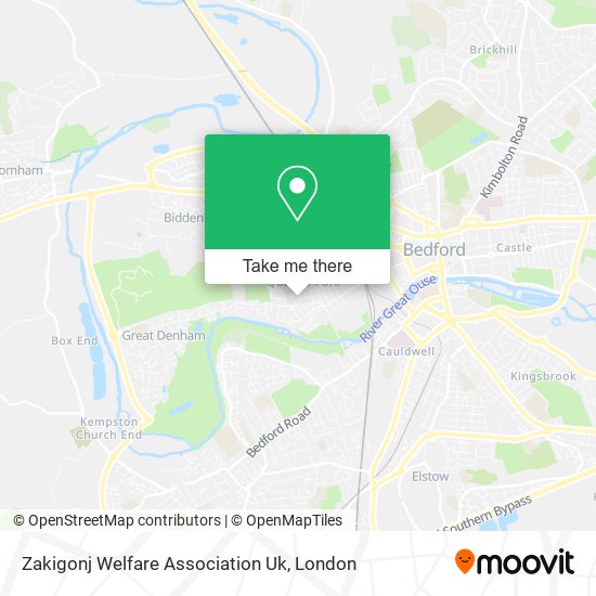 Zakigonj Welfare Association Uk map