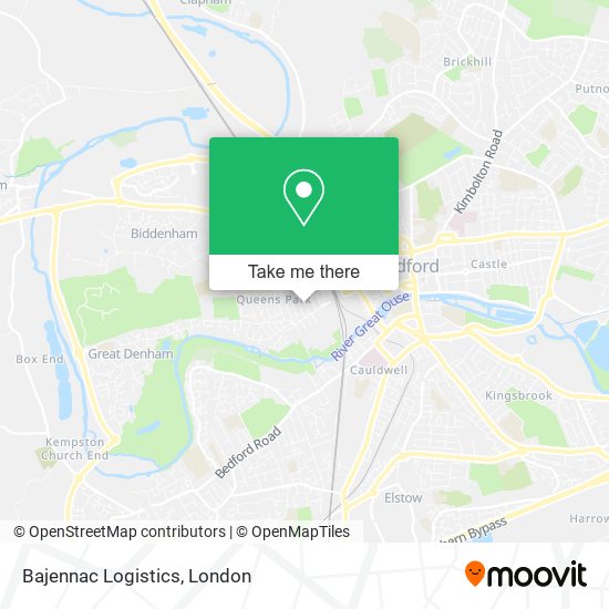 Bajennac Logistics map