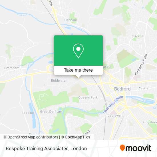 Bespoke Training Associates map
