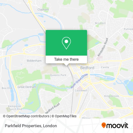 Parkfield Properties map