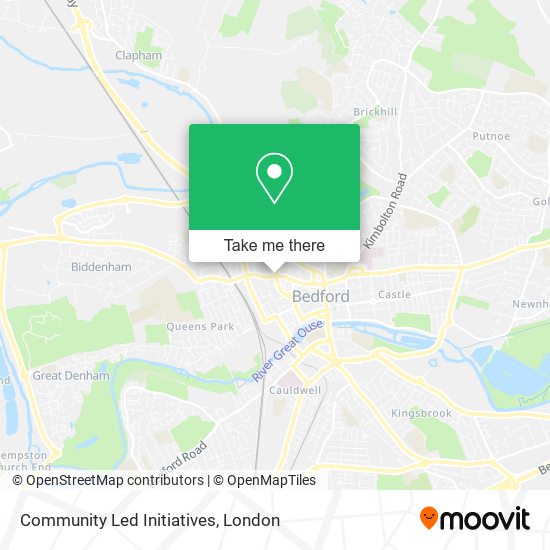 Community Led Initiatives map