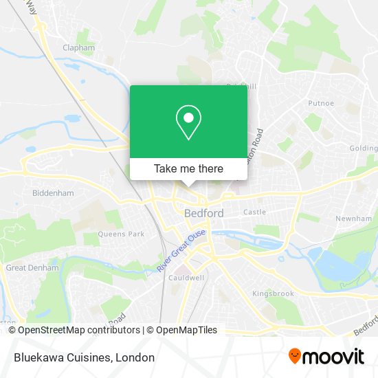 Bluekawa Cuisines map