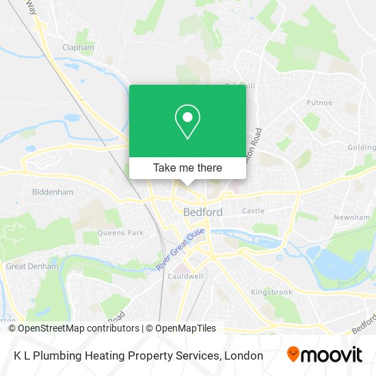 K L Plumbing Heating Property Services map