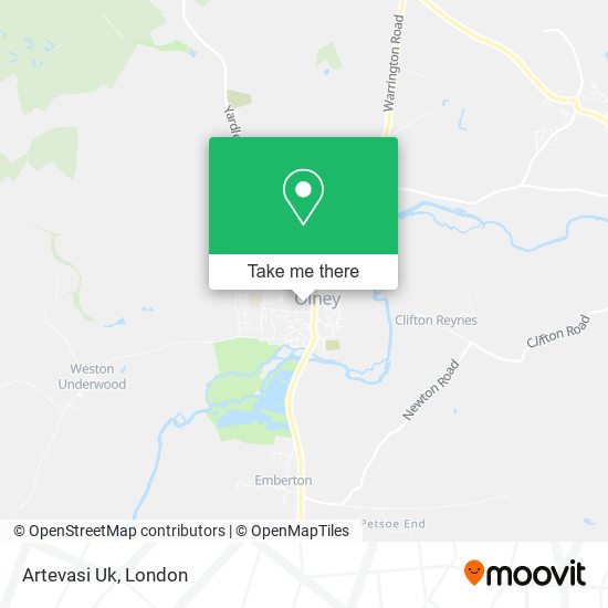Artevasi Uk map