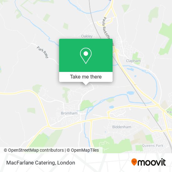 MacFarlane Catering map