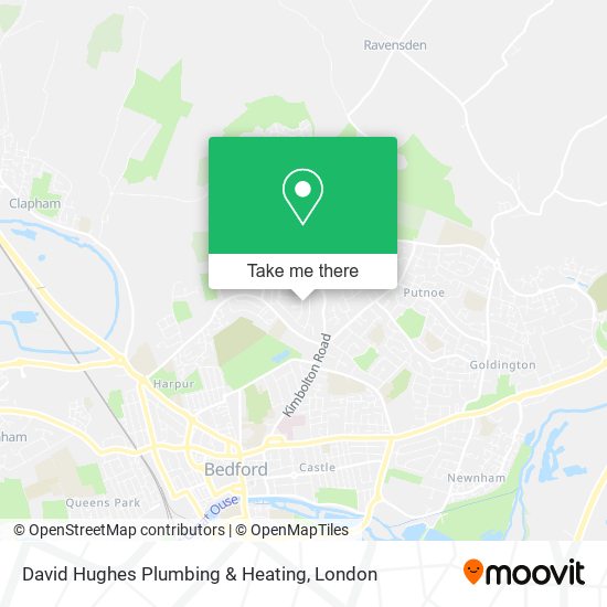 David Hughes Plumbing & Heating map