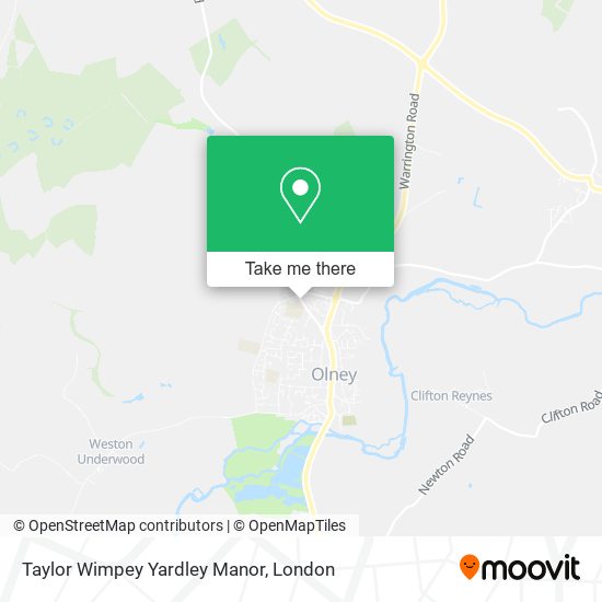 Taylor Wimpey Yardley Manor map