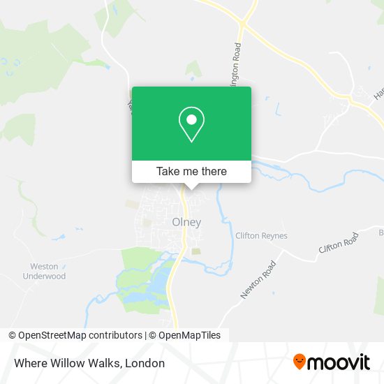 Where Willow Walks map