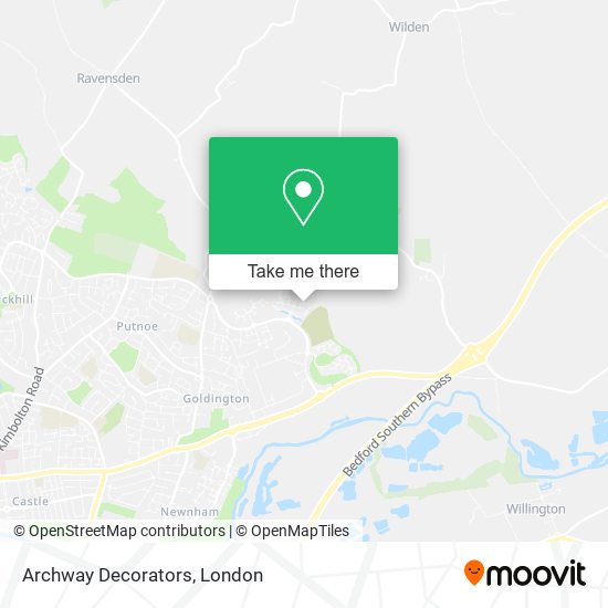 Archway Decorators map