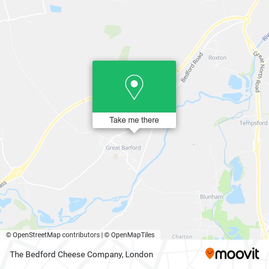 The Bedford Cheese Company map