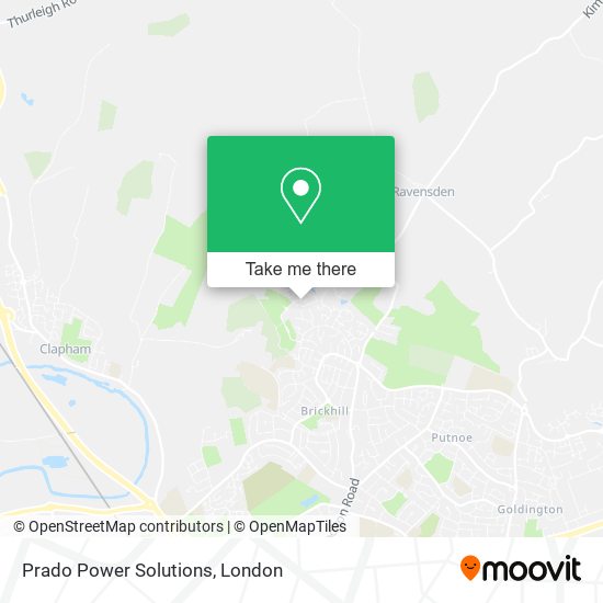 Prado Power Solutions map