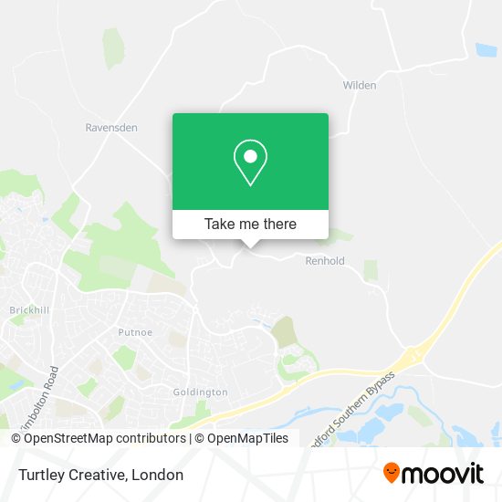 Turtley Creative map