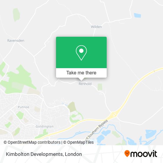 Kimbolton Developments map