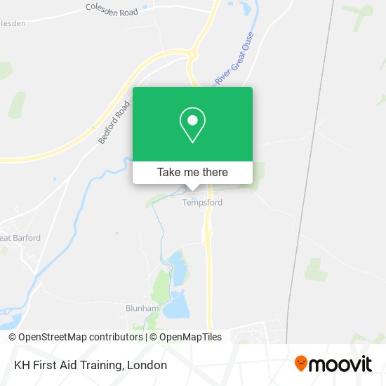 KH First Aid Training map