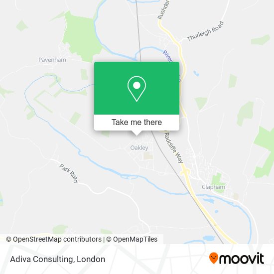 Adiva Consulting map