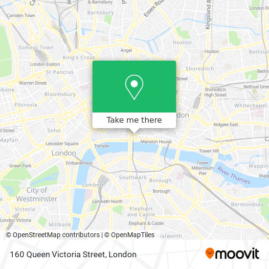 160 Queen Victoria Street map
