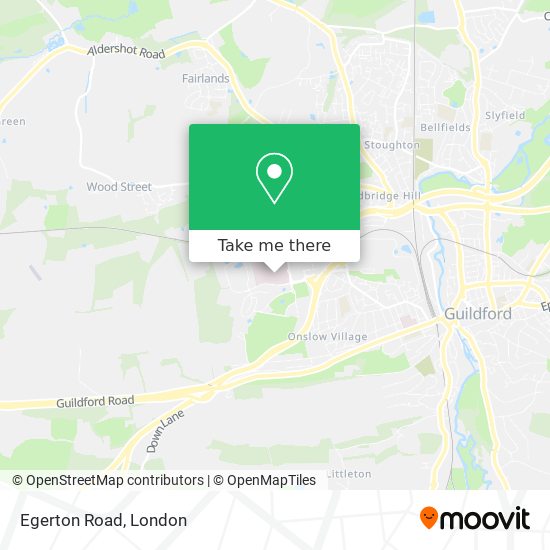 Egerton Road map