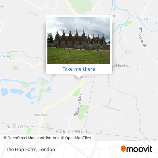The Hop Farm map